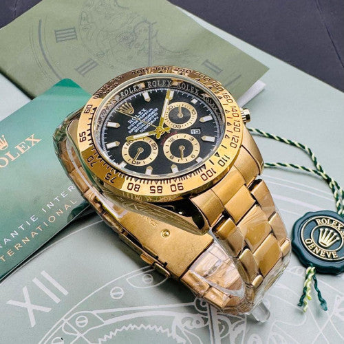 Rolex Daytona Semiautomático Dorado-Negro