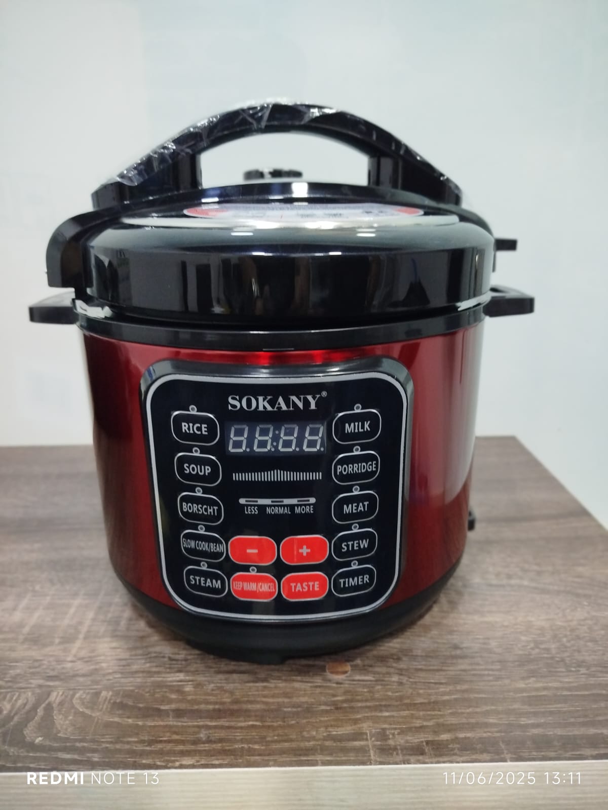 OLLA PRESION A VAPOR SOKANY 5 LITROS