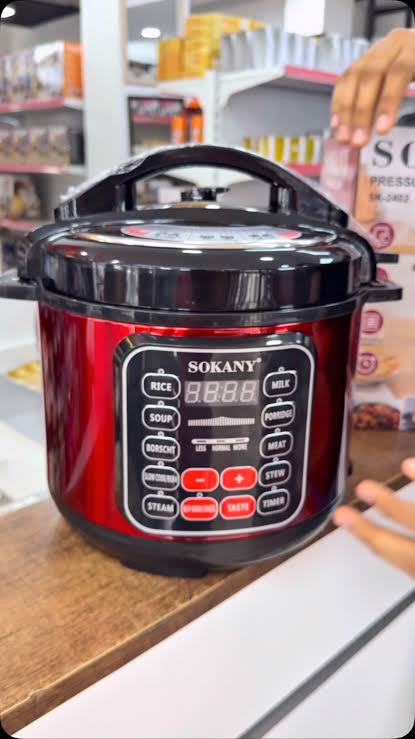 OLLA PRESION A VAPOR SOKANY 5 LITROS